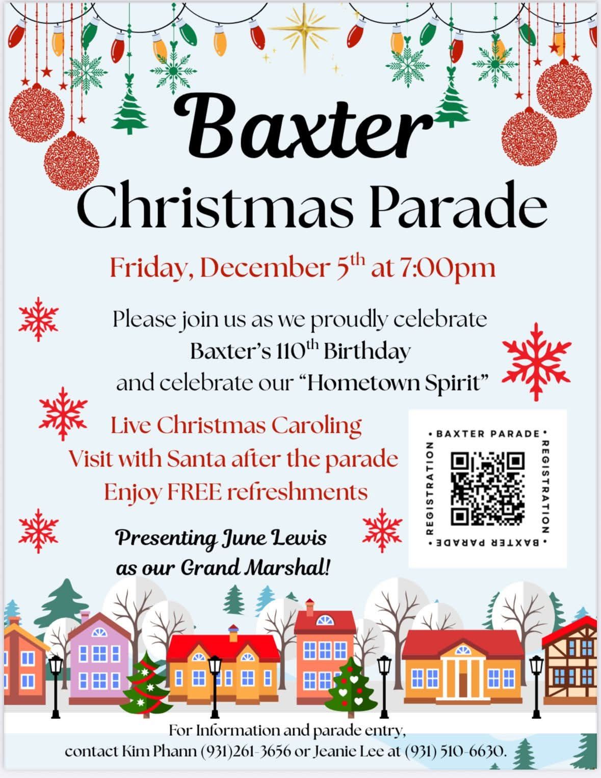 Baxter Christmas Parade at Faith Chapel Ministries